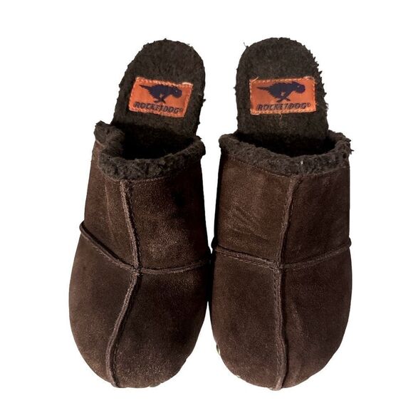 Rocket Dog Suede Leather studded clogs EUC - Picture 1 of 7